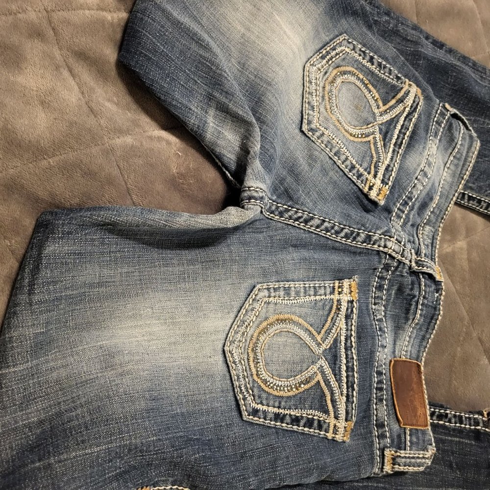 Big Star Vintage Collection Women's Liv Boot Jeans, Blue, 28R - Picture 6 of 11